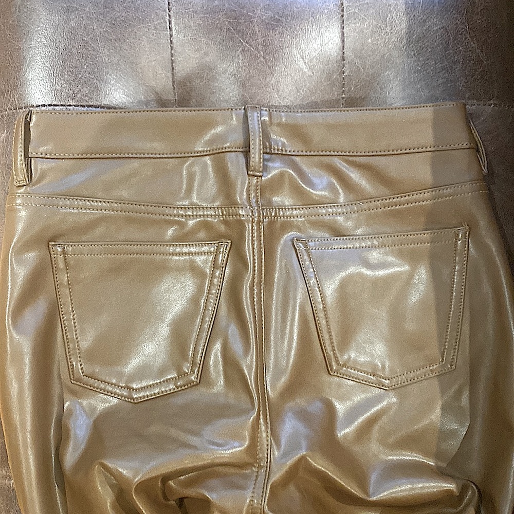 7 For All Mankind Faux Leather Slim Pant - Picture 4 of 14